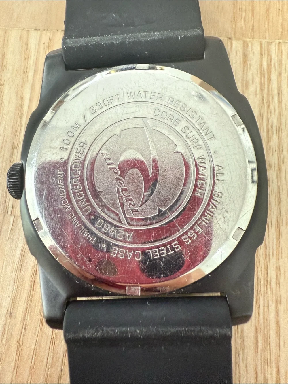 Rare rip curl undercover midnight black surf watch NEW BATTERY